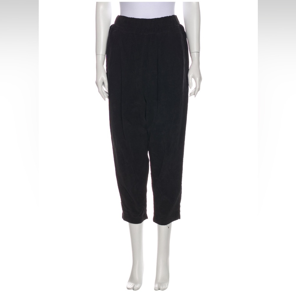 Black Crane High Waist pants in a velvety cotton. Great used condition.